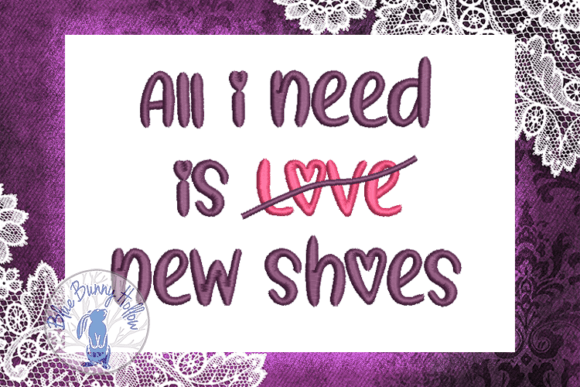 Review: All I Need is Love, New Shoes Embroidery Design