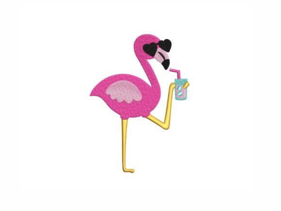 Reviewing Flamingo with Drink for Holiday Sales