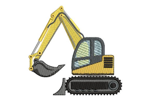 Reviewing the Blade Runner Excavator Embroidery Design