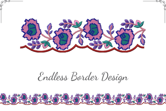 Rose Flower Border: A Designer’s Review for Boutique Apparel